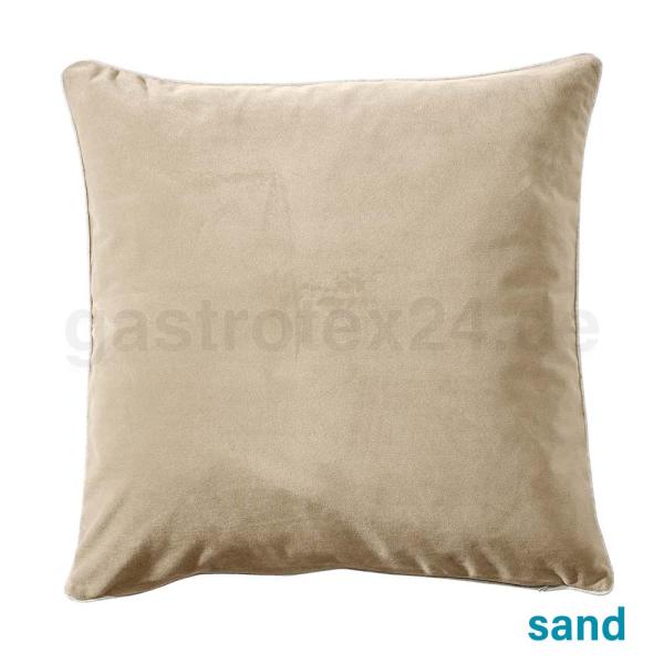 Dekokissen  Melva Velour Farbe sand